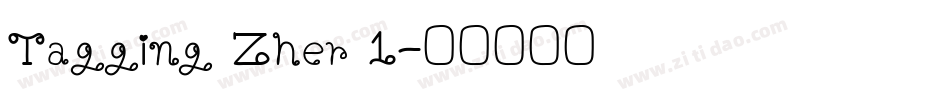 Tagging Zher 1字体转换